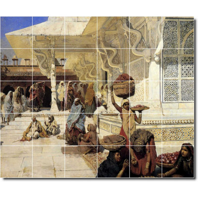 Carreau de peinture murale 48 po x 40 po 8 po x 8 po