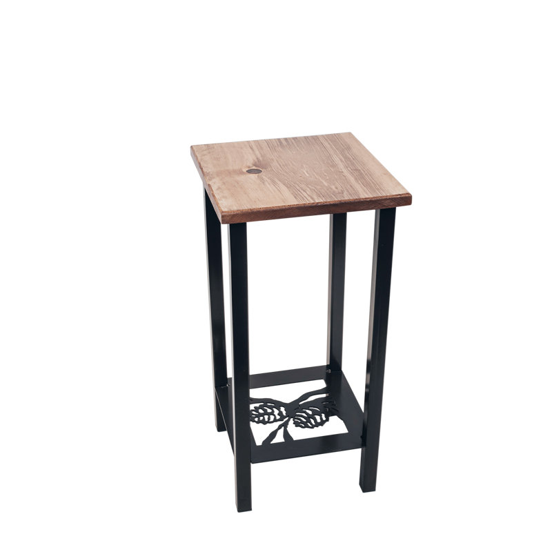 Kenlee Solid Wood Top End Table
