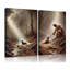 2 Piece Wrapped Canvas Print-1056493645