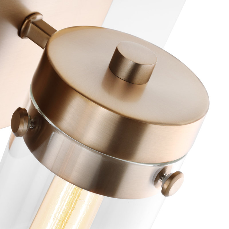 Éclairage pour meuble-lavabo à 3 lumières à intensité variable Glandorf, Bronze brillant