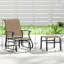 Fauteuil coulissant d'extérieur incurvé avec repose-pieds multi-usage Curved Silhouette