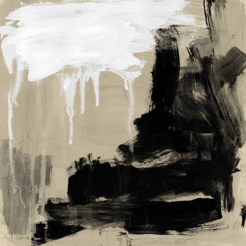 Onyx Equilibrium II by Victoria Barnes - Wrapped Canvas Print, 30 cm H x 30 cm W