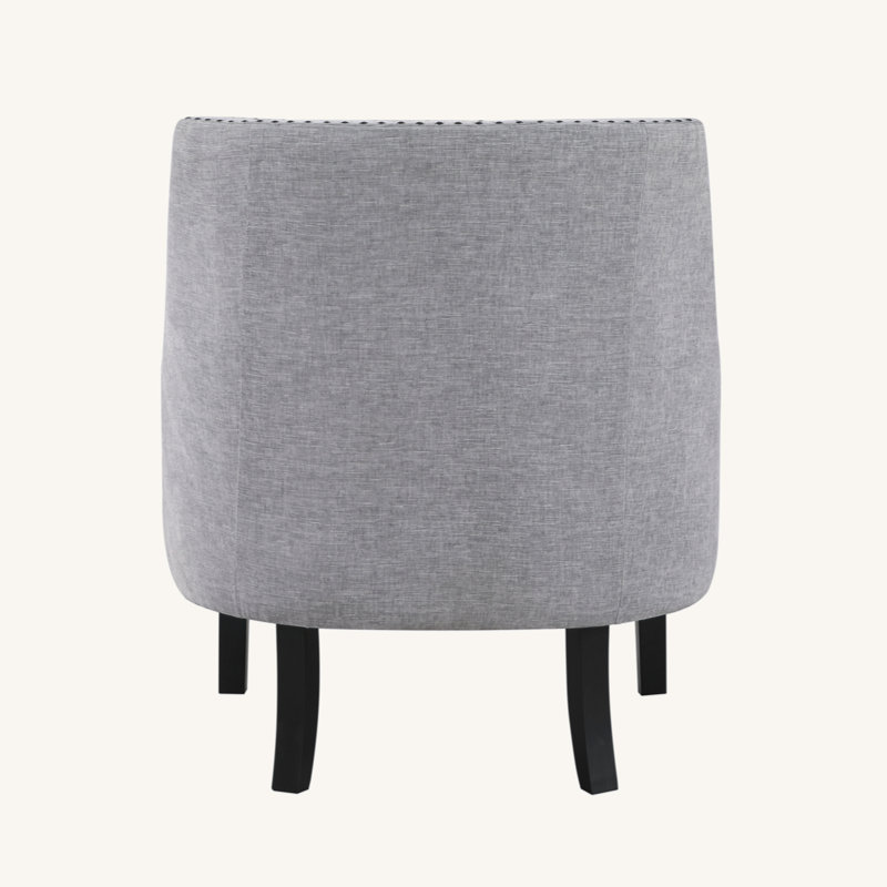  Chaise d'appoint 28 po Bania, Gris chenille