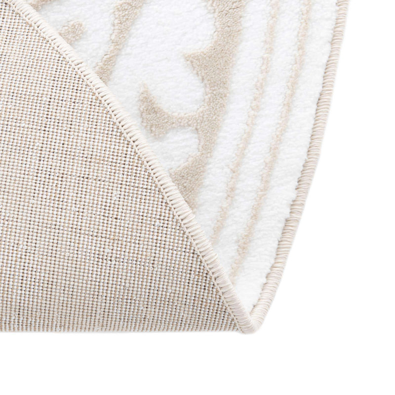 Tapis Charlton Home® Hermitage, Ovale 4 pi x 6 pi