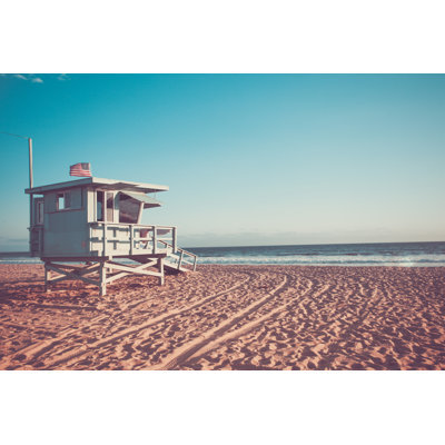 Santa Monica Beach by Nata_rass - Wrapped Canvas Print