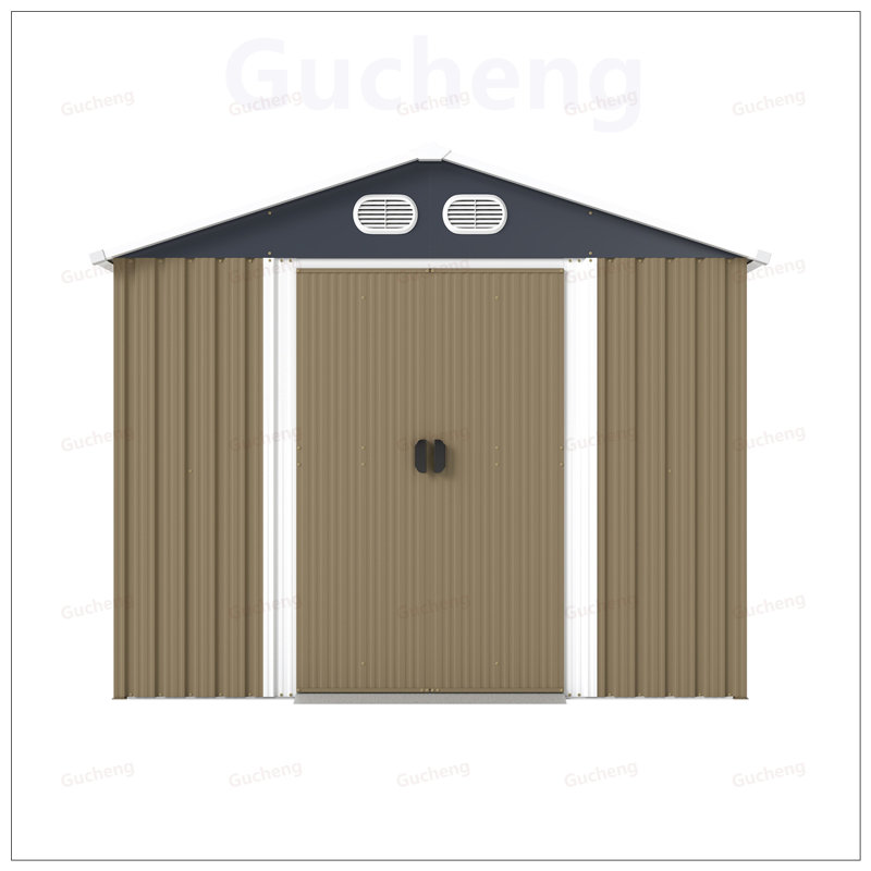 Remise de rangement extérieure en métal Campcraft, grande et durable avec cadre robuste, porte verrouillable pour un rangement sécuritaire dans le jardin et la cour