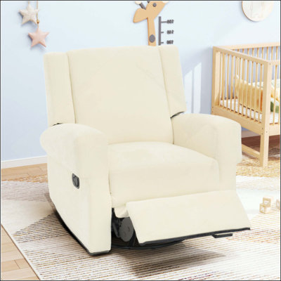 Fauteuil inclinable manuel pour fauteuil, fauteuil inclinable et pivotant pour salon, chambre à coucher, cinéma maison et chambre de bébé