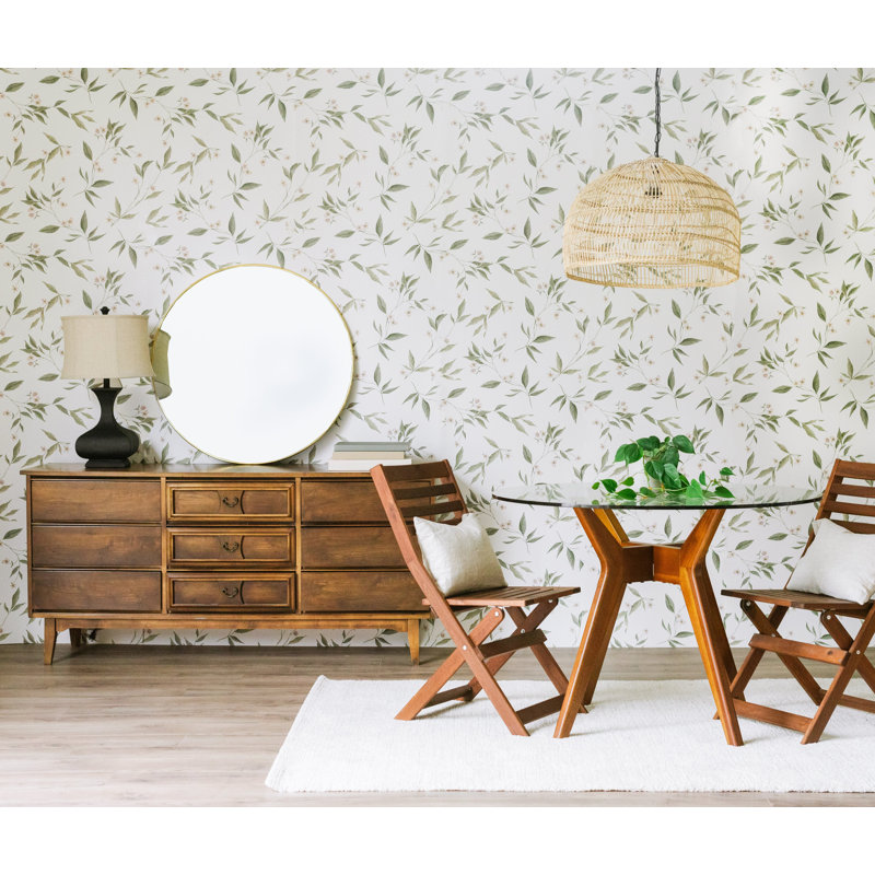 Floral Wallpaper, Pre-Pasted