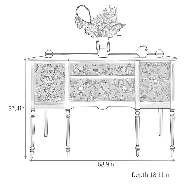 Buffet rétro Art Design