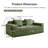 Modern Modular 2-Seat Sofa Couch