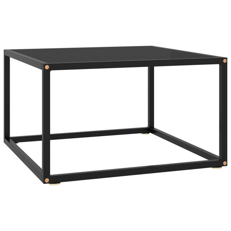 Adhvaith Frame Coffee Table, 35cm H x 60cm W x 60cm D, Black