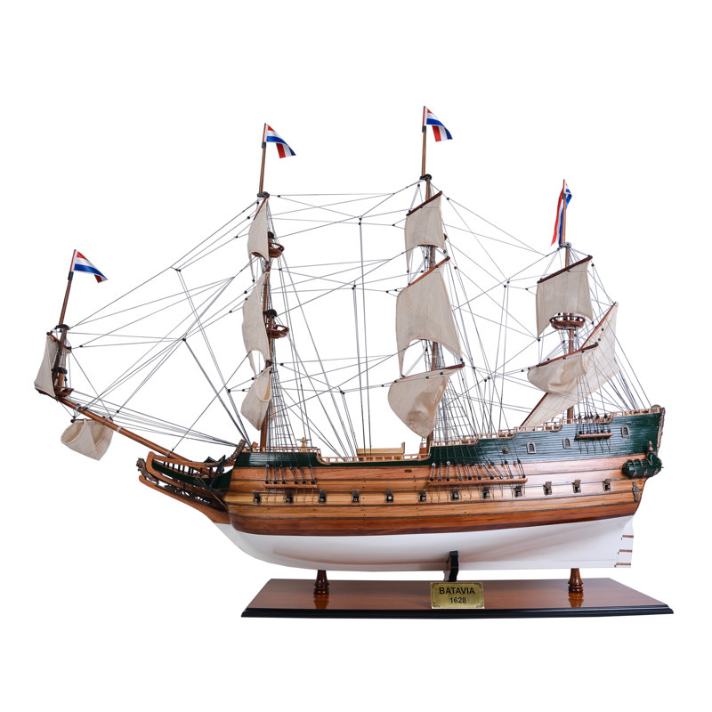 Silhouette d'amiral XXL de la flotte peinte à la main | Entièrement assemblé