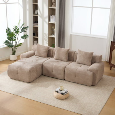 Canapé modulaire à compression 4 pièces