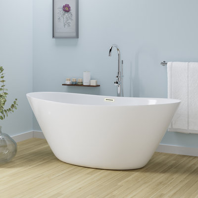 67.25'' x 30.75'' Soaking Acrylic Bathtub
