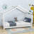 Luzette Twin Size House Platform Bed with Slats Support-1849335461