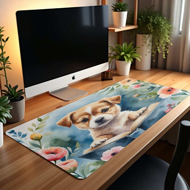 Polyester Desk Pad, 31.5x15.5