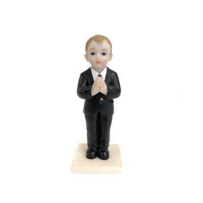 Figurine priant garçon Riles