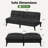 62.2" Upholstered Sleeper Sofa Bed Convertible Futon-590482489