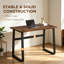 Metal Base Computer Desk