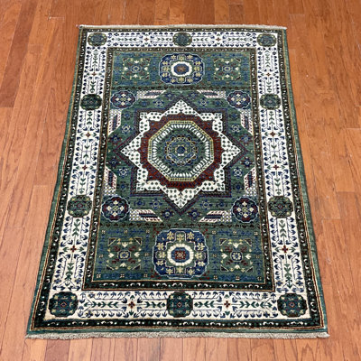  Handmade Mamluk Wool Rug