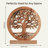 Triana Wooden Tree of Life Handmade Sculpture (Medium Size) – Unique Wooden Art for Living Room, Shelf, Table Top, Christmas Decor & Mother’s Day Gift for Mom-974840040