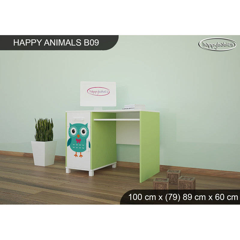 100cm Writing Desk, Green