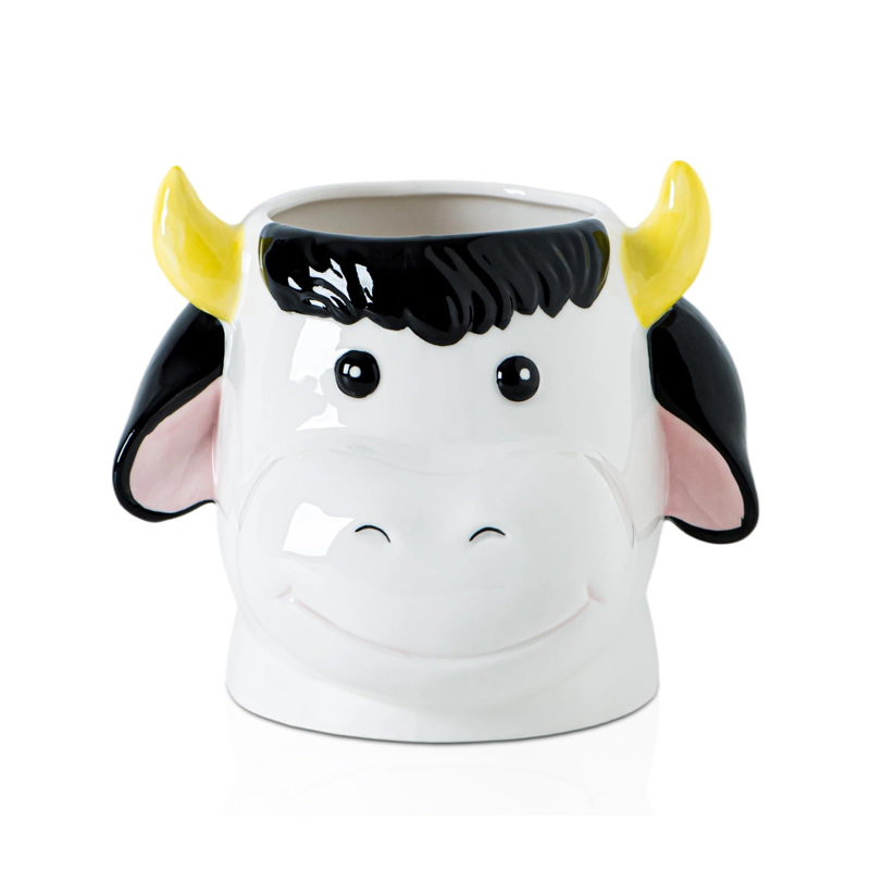 Porte-ustensiles, organisateur de comptoir de cuisine de ferme (vache)