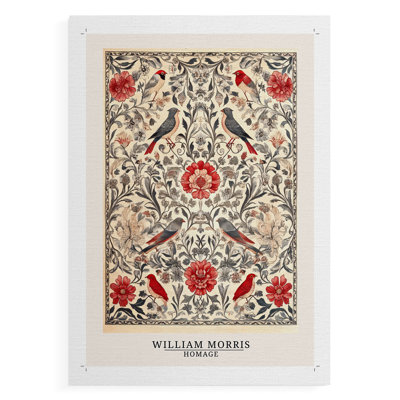 WM MORRIS Series CCCX -Canvas Print Only - NOT FRAMED