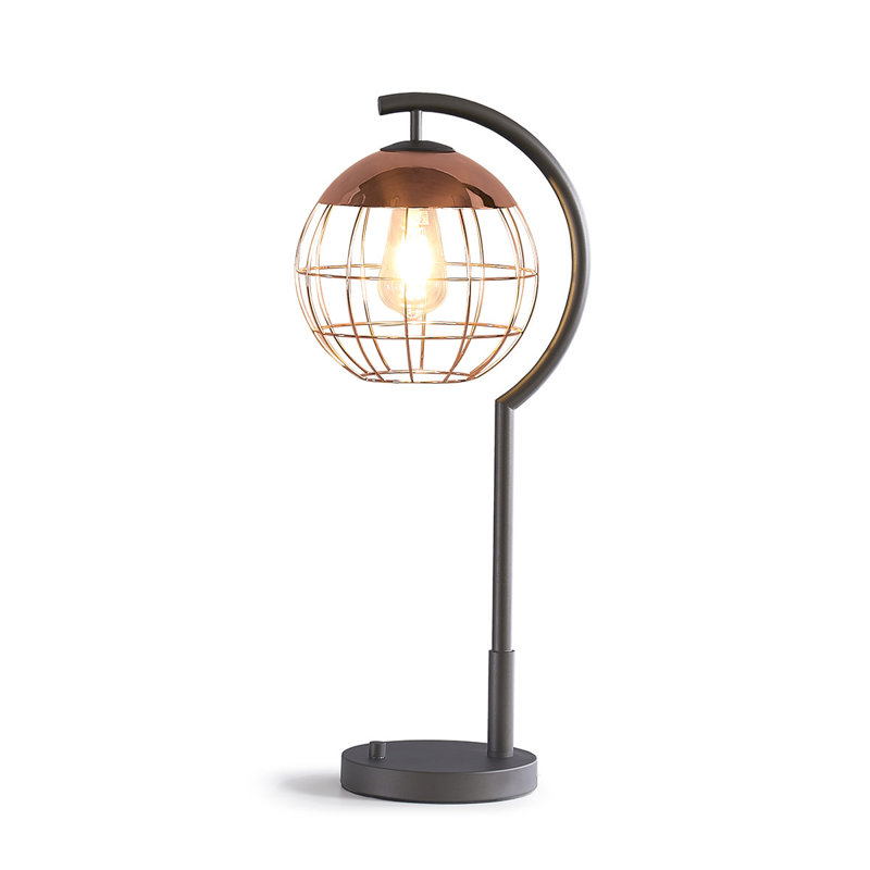 Tenlie Metal Globe Lamp, Copper