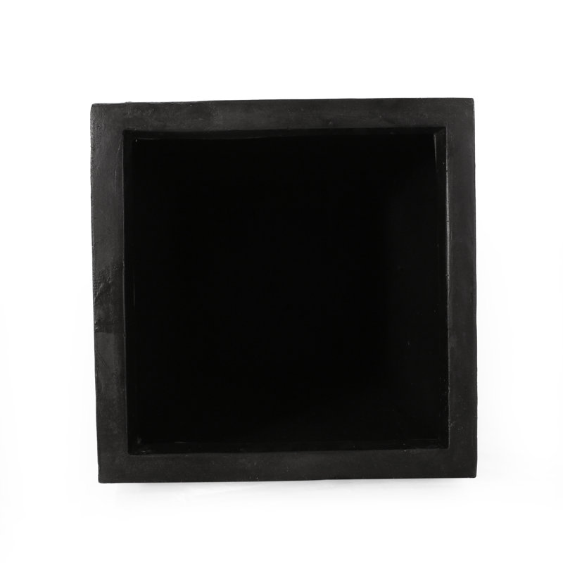 Devi Pot Planter - Set of 2, Matte Black