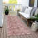 Machine Washable Indoor/Outdoor Xhevrie Blush Rug