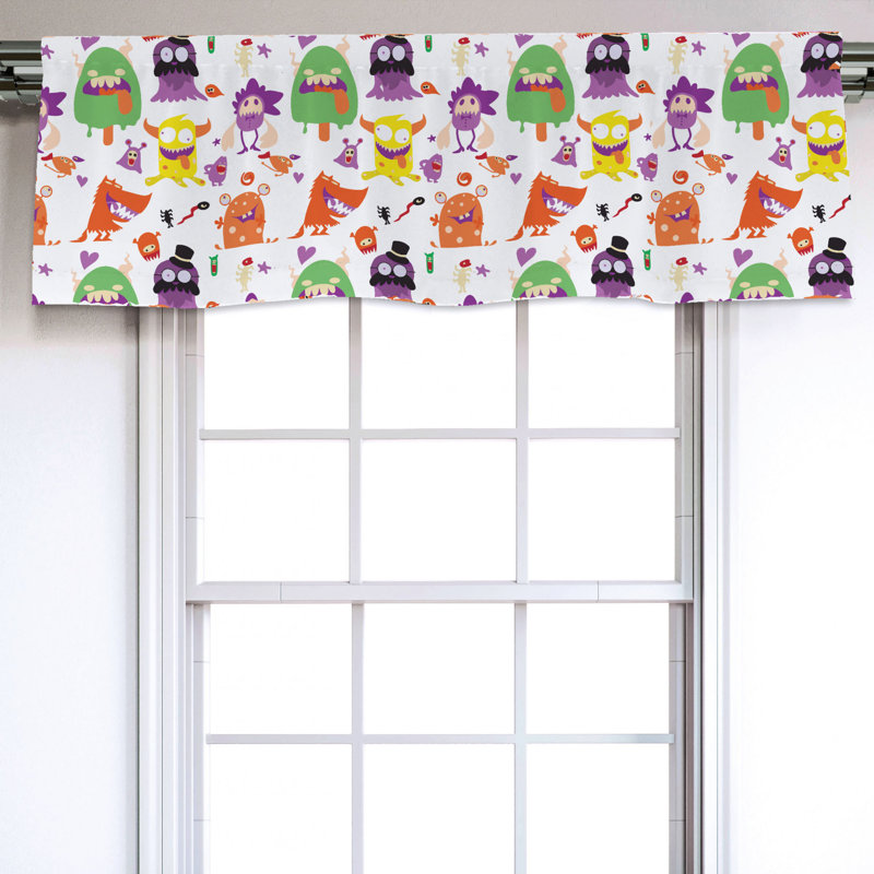 Sateen Ruffled Window Valance