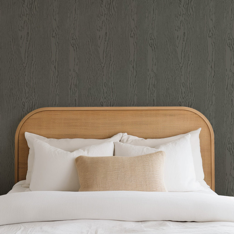 Urban Timber - Wood Wallpaper, Gray, Self-adhesive