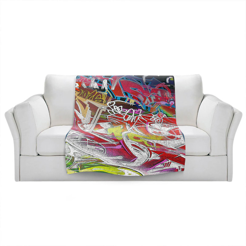 Hand Woven Throw Blanket, 68" x 80"