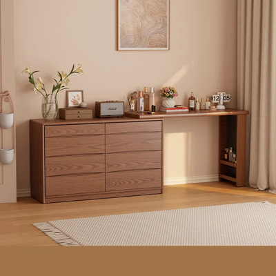 Bureau multifonctionnel avec tiroir et commode