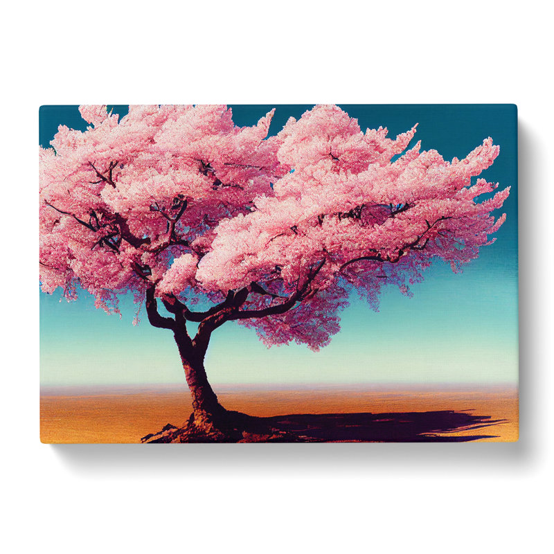 Tantalising Cherry Blossom Tree - Wrapped Canvas, 40cm H x 60cm W x 3cm D