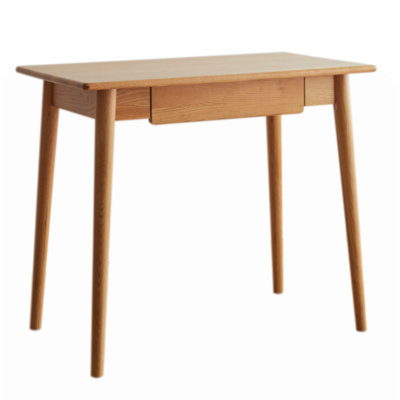 Bureau d'ordinateur en bois naturel 100% bois massif