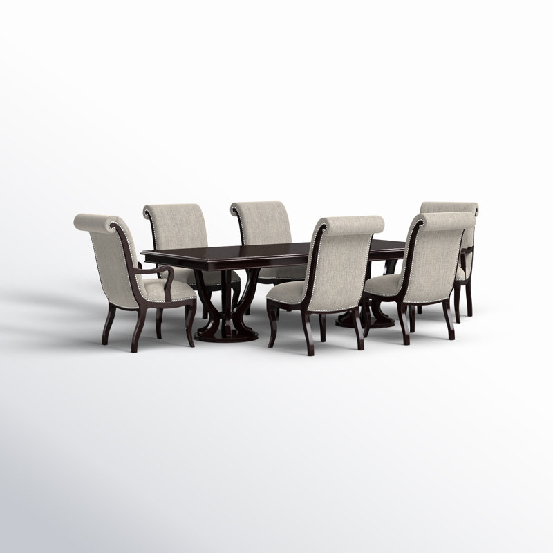 Dows Extendable Double Pedestal Dining Set