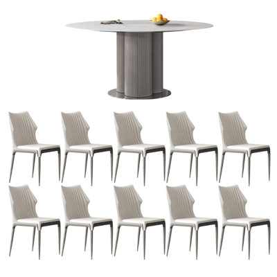 Modern high-end dining table and chair