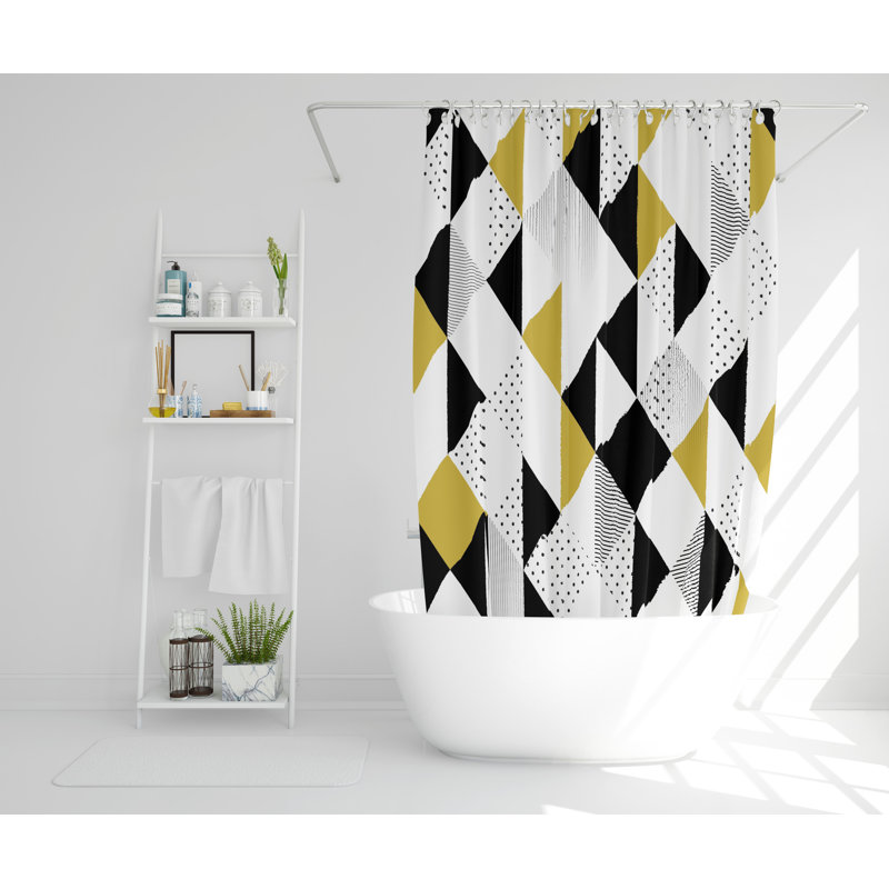 Fleischmann Polyester Shower Curtain, 168cm H x 168cm W