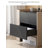 Modern Style Concealed Handle Bedside Table Double-Layer Storage Design Suitable For Bedroom