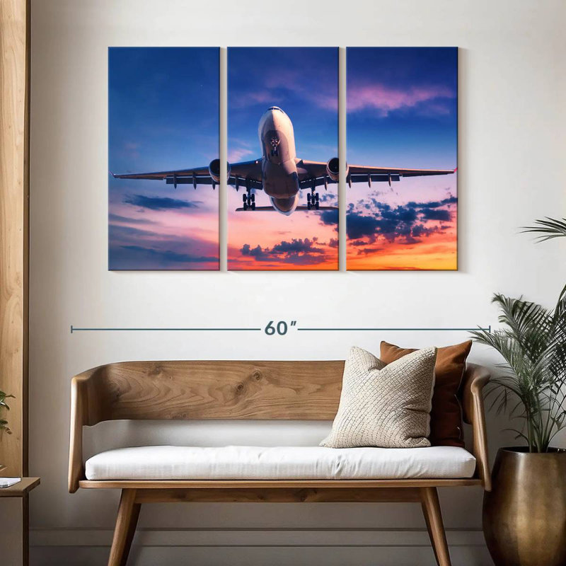 Avion Mehar Sunset, H 32 po x l 50 po