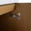 Meuble-lavabo mural 18,5 po avec lavabo en résine, porte simple à fermeture douce, panneau de fibres à densité moyenne, bois naturel (KD-Packing)-410472017