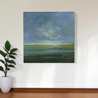 Amazing Grace Canvas White Framed Print Wall Art