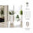 Stoneware Vase with Decorative Spherical Accents and Contemporary Design - Modern Stylish Stoneware Cylinder with Unique Orb Details for Chic Aesthetic Appeal-1270023127