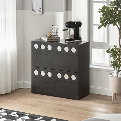 Italian Retro Accent Cabinet Accent Cabinet