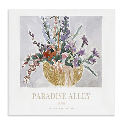 Panier de fleurs Paradise Alley, conception de Jadei