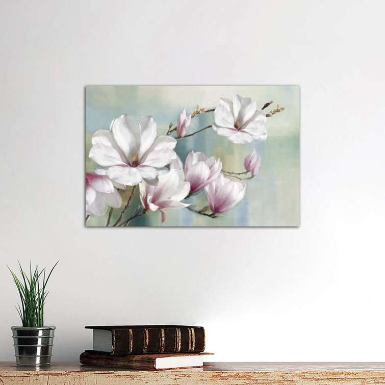 Magnolia Blooms by Rogier Daniels - Wrapped Canvas Print