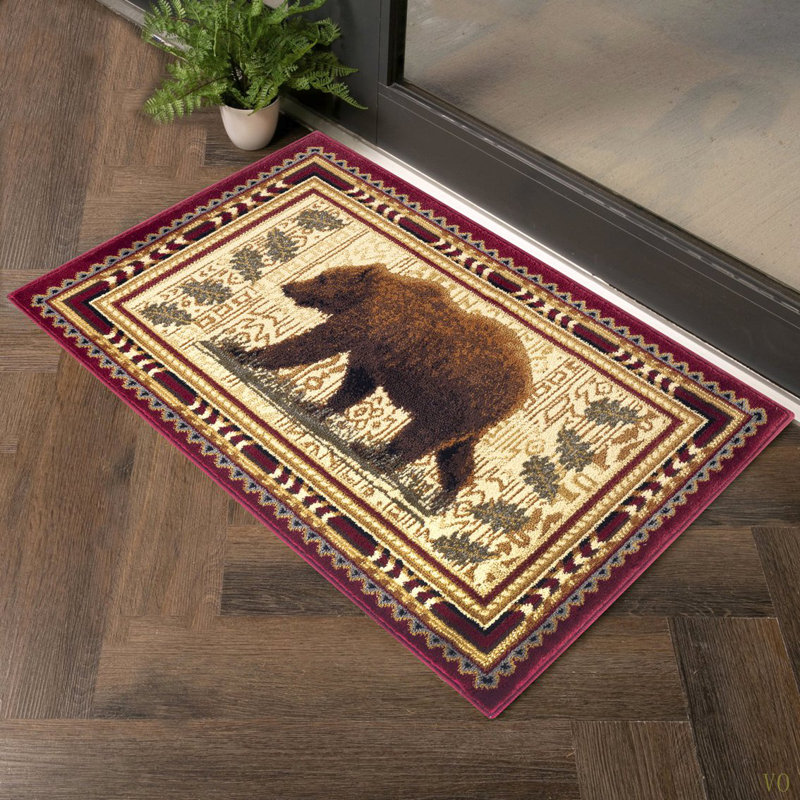 Nature's Nest X 3 pi Tapis Lodge, Rectangulaire 2 pi x 3 pi