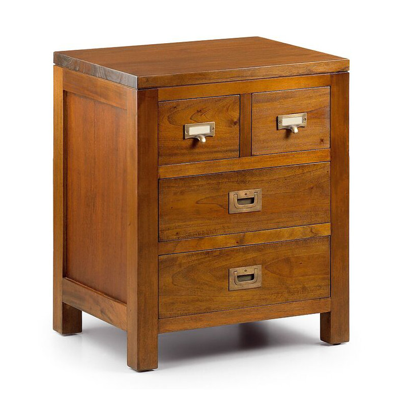 Flamingo 127cm W Solid Wood Bedside Table